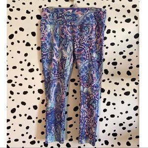Lilly Pulitzer-inspired Paisley Print Leggings